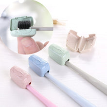 Load image into Gallery viewer, 4 PCS Wheat Straw Portable Travel Toothbrush Case Box, Random Delivery - Mega Discount Store Ghana