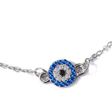 Load image into Gallery viewer, Crystal Turkish Evil Blue Eyes Women Anklets Barefoot Chain Bracelets(Gold) - Mega Discount Store Ghana