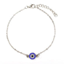Load image into Gallery viewer, Crystal Turkish Evil Blue Eyes Women Anklets Barefoot Chain Bracelets(Gold) - Mega Discount Store Ghana