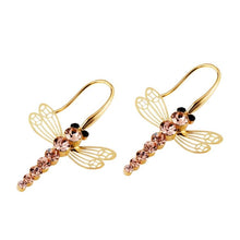 Load image into Gallery viewer, 2 PCS Dragonfly Style Crystal Ear Hooks Earrings for Female - Mega Discount Store Ghana