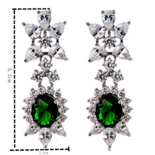 Load image into Gallery viewer, Sparkling Crystal Rhinestone Drop Earrings for Female - Mega Discount Store Ghana