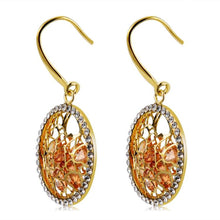Load image into Gallery viewer, 2 PCS Heart Style Crystal Round Earrings for Female - Mega Discount Store Ghana