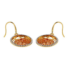 Load image into Gallery viewer, 2 PCS Heart Style Crystal Round Earrings for Female - Mega Discount Store Ghana