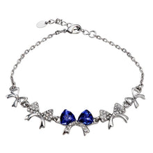 Load image into Gallery viewer, Fashion Bowknot Style Crystal Bracelet for Female, Chain Length: 20cm - Mega Discount Store Ghana