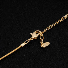 Load image into Gallery viewer, Fashionable Crystal Inlaid Pendant Necklace and Earring Set for Female, Chain Length: 43cm - Mega Discount Store Ghana